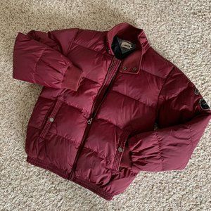 Tommy Hilfiger Heritage Maroon Puffer Jacket